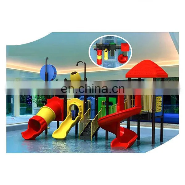 Best Quality Children Water Park Equipment Large Plastic Curved Playground Slides for Sale photo-6