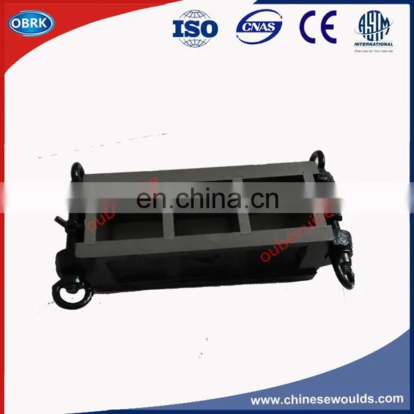 Cement Mortar Test Cube Molds,Three Gang Cast Iron Concrete Cube Moulds photo-6
