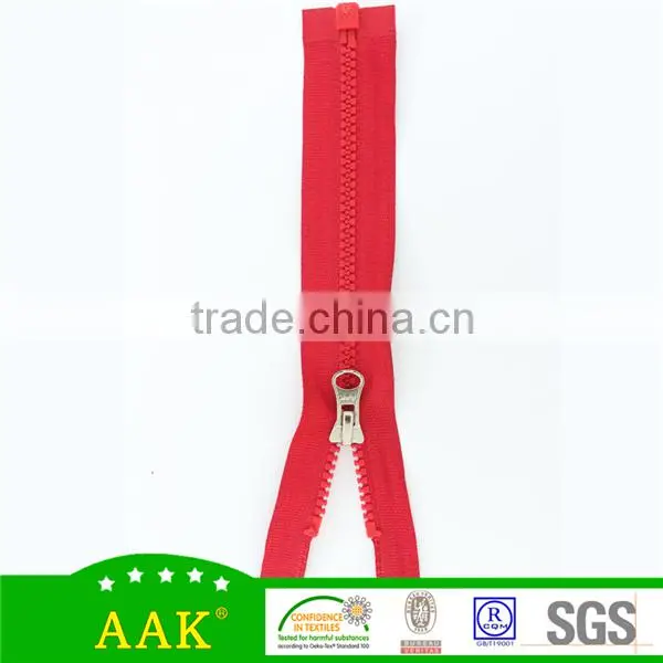 3# Derlin Zipper Delrin Open End Zipper With Cupronickel Thumb Puller photo-2