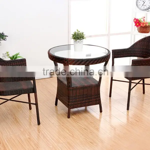 Rattan Table With Glass Top Rattan Outdoor Portable Furniture Rattan Glass Top Tables and Chairs