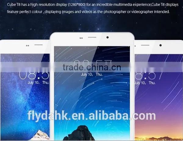 8.0" Cube T8 Super Tablet pc Android OS 5.1 1GB RAM +8GB ROM 0.3+2mp Camera Support 4G Tablet photo-5