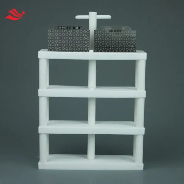 PFA Wafer Cleaning Tank With PTFE Cassette for Washing Silicon Wafer, Wafer, Glass Etc. photo-2