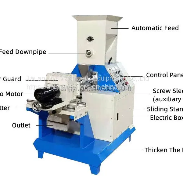 Hot Sale Floating Fish Feed Extruder Machine Fish Feed Making Machine Floating Fishg Feed Mill Pellet Extruder Machine photo-4