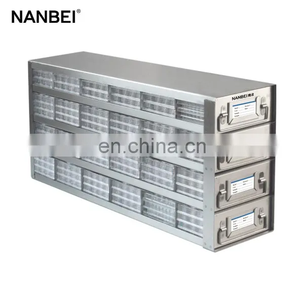 Upright Medical Refrigerator Freezer Rack for 2 Inch Cryoboxes photo-2