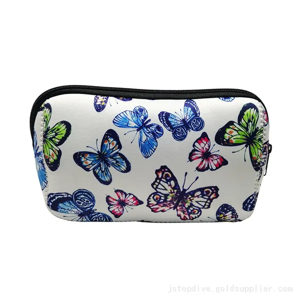 Customizable Makeup Bags Waterproof Diving Material Neoprene Cosmetic Pouch Bag photo-2
