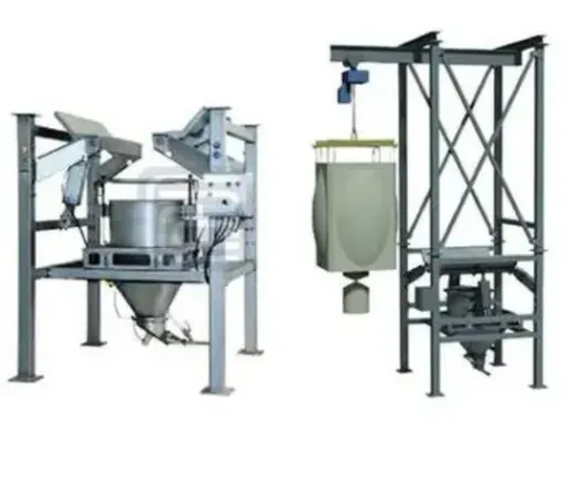 25-1200kgs Bags Jumbo Fly Ash Mineral Ash Citric Acid Cement Powder Conveying Loading Unloading Silo System