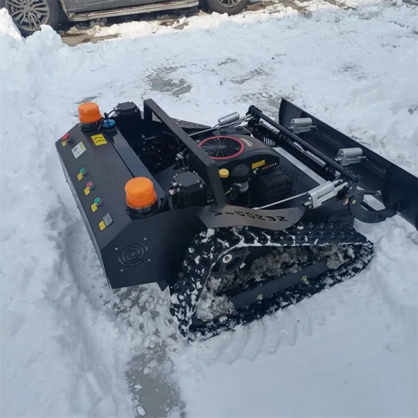 Petrol Brushless Walking Motor Zero Turn Remote Operated Robotic Slope Mower photo-5