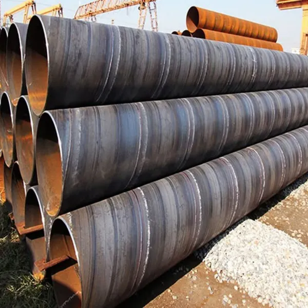 ASTM A252 Spiral Steel Pipe SSAW Spiral Welded Tube Q235B Q355B for Piling & Water Project