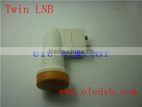 Ku Band Universal LNB/LNBF Twin 2-outputs White Shell photo-2