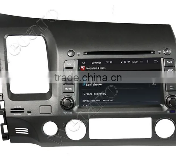 Wecaro Android 4.4.4 Car Dvd Dashboard Placement for Honda Civic Android BT Gps 3g TV 2006 - 2011 Quality Choice photo-3
