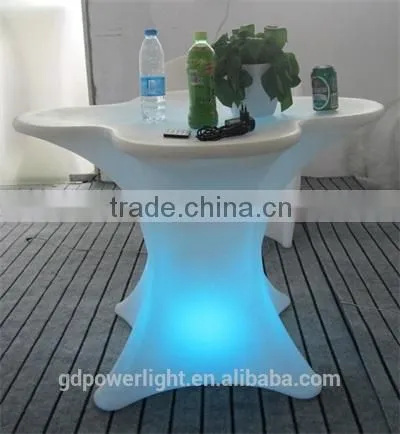 PE Plastic Bar Table With LED Light and Remote YXF-7871D photo-3