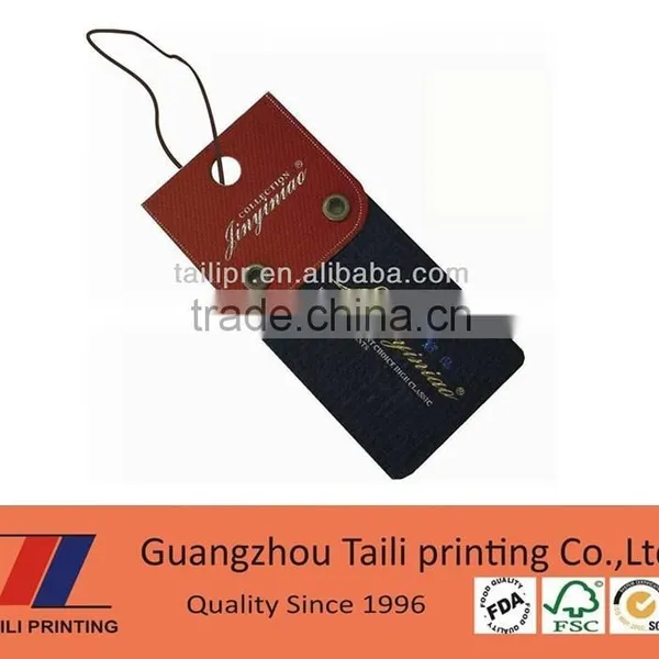 Printed Logo Custom Clothing Tags / Hang Tag / Garment Hang