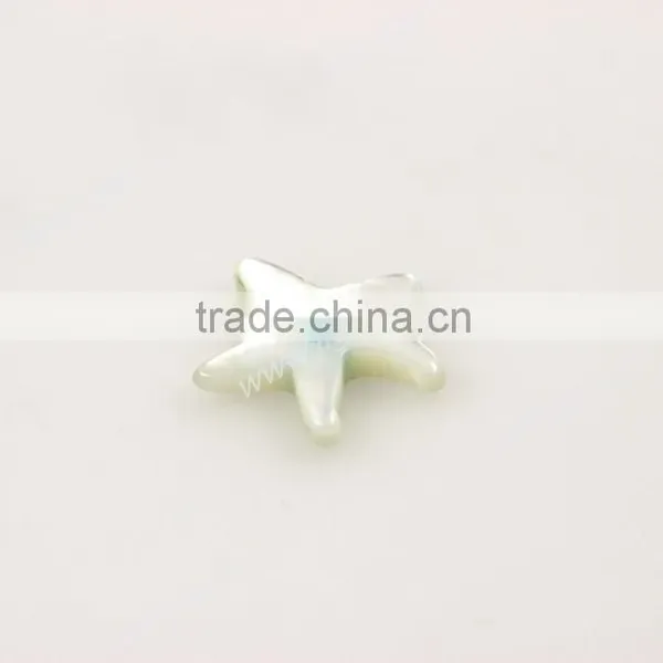 Nature White Sea Star Shape With Eyes Mother of Pearl MOP Shell Gems Sale From JL Gems Jewelry photo-3