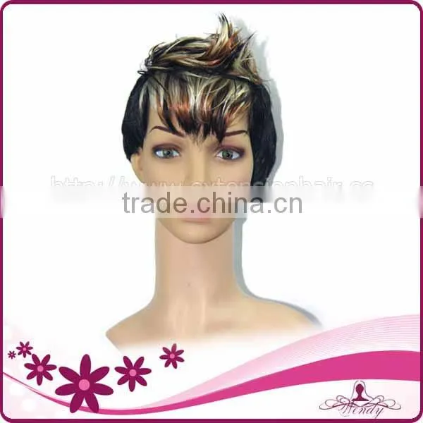 Short Hair Wigs for White Women 100% Brazilian Human Hair Wig