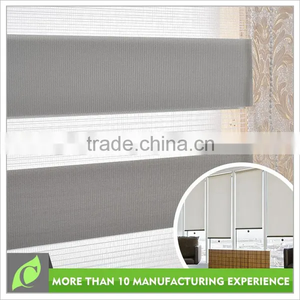 China Water Proof Day Night Cheap Price Transparent Curtain Blinds, Zebra Blinds photo-4
