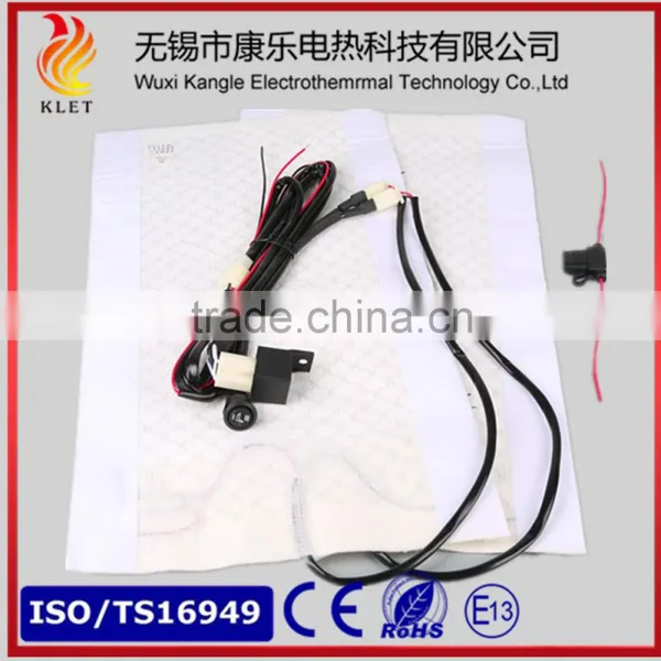 2015 Newest High Quality Round Hi/Lo Switch Two Level 12V Car Seat Heater