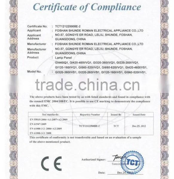 Drop Ceiling Light Fixture 3*36/400W photo-6