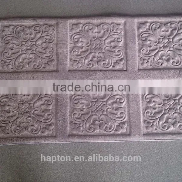 100% Polyester Anti-slip Backing Embossed Memory Foam Mat photo-6