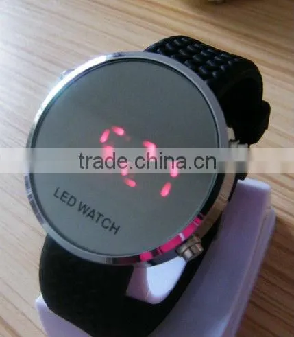 Silicone LED watch,led touch screen watches