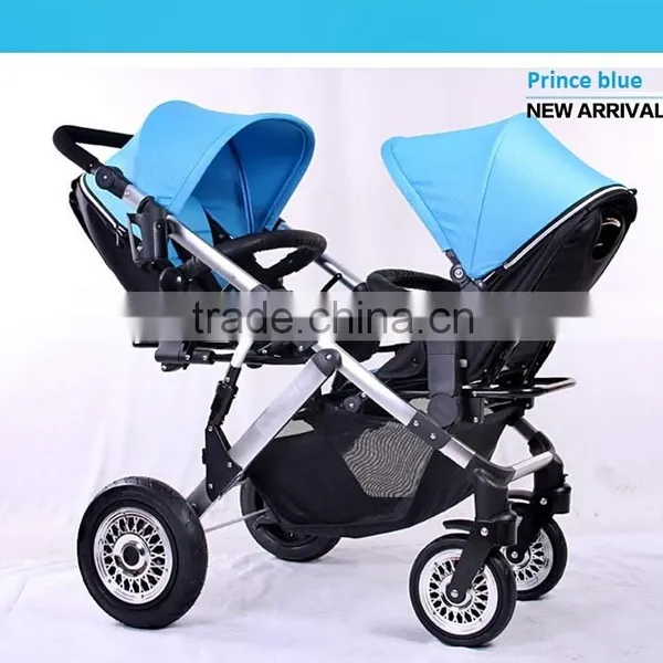 Twins Baby Stroller,single/double Baby Stroller Convertible,Single Stroller Footprint, Holds Double photo-3