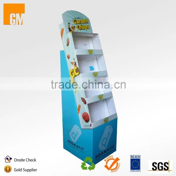 China Supplier New Product Free Standing Cardboard Magazine Display Racks photo-2