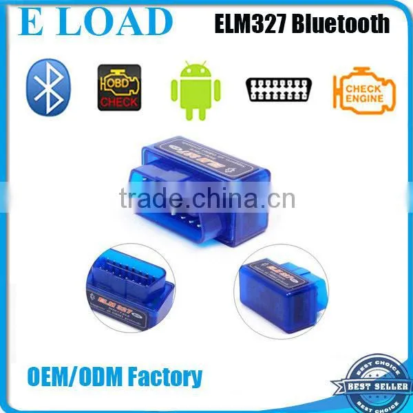 Mini Bluetooth elm327 interface supports all obdii protocols