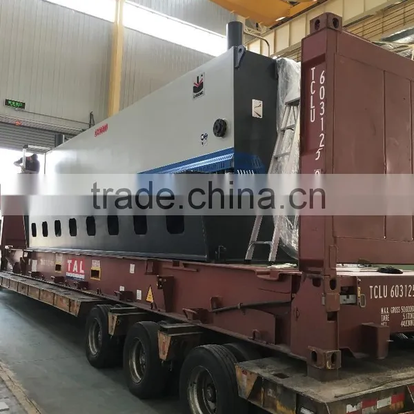 6mm 6000mm Hydraulic Guillotine Shearing Machine photo-6
