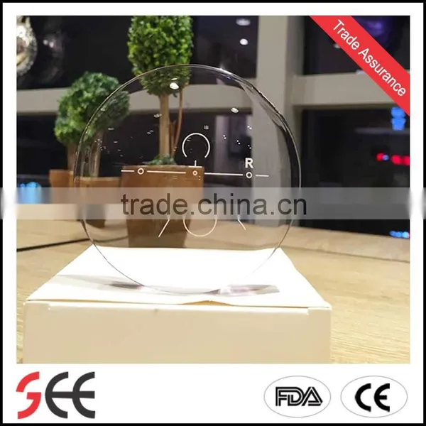 Wholesale 1.591 pc Polycarbonate Progressive China Ophthalmic Optical Lenses With Glass photo-2