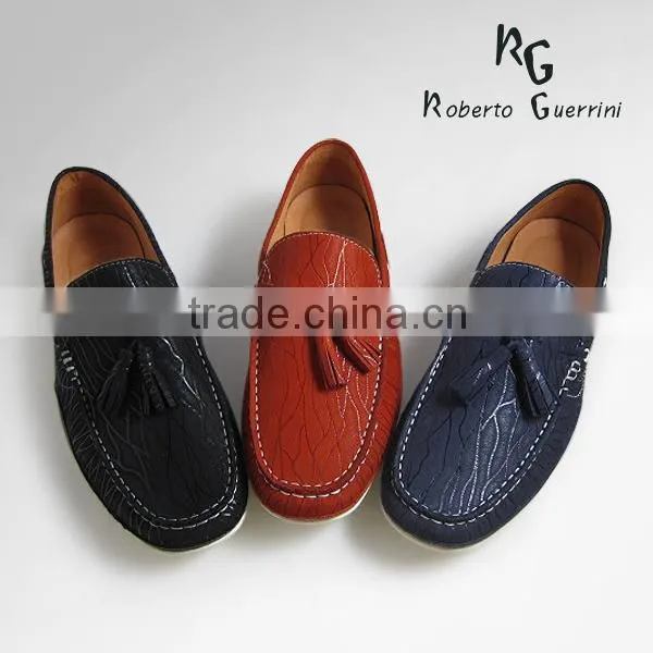 China Factory Genuine Leather Men Casual Shoes photo-4