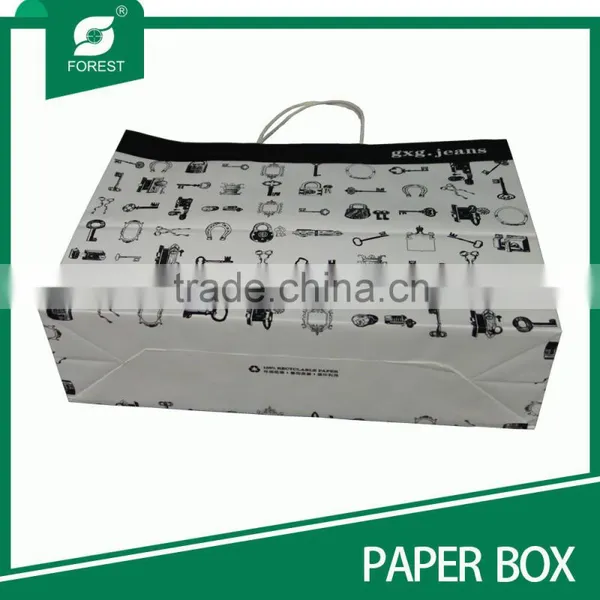 100% RECYCLABLE PAPER BAG FOR GARMENTS WITH HANDLE photo-2