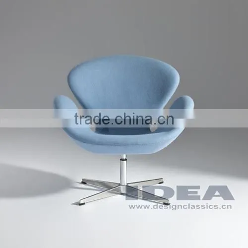 Replica Arne Jocabsen Swan Chair - Sky Blue Fabric photo-2