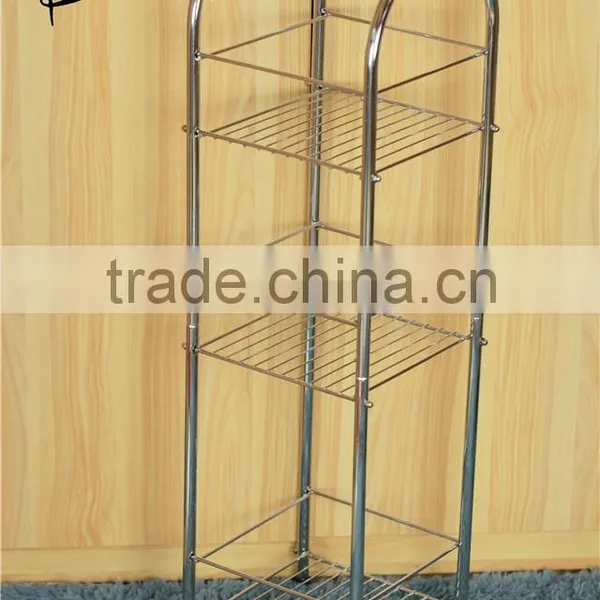 Bouda Multifunction 3 Tiers Stainless Steel Bathroom Shelf for Bath Gel photo-2