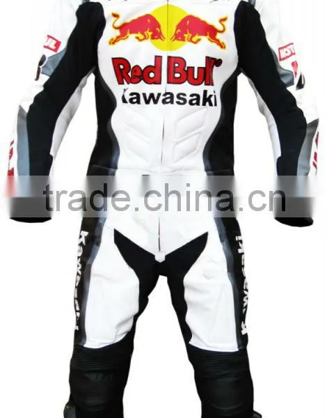 High Quality Kawasaki Leather Racing Suit