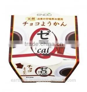 Japanese Wagashi Sweets ENDO's 'Zero Calorie' Chocolate Yokan (Adzuki Bean Jelly) 90g photo-2