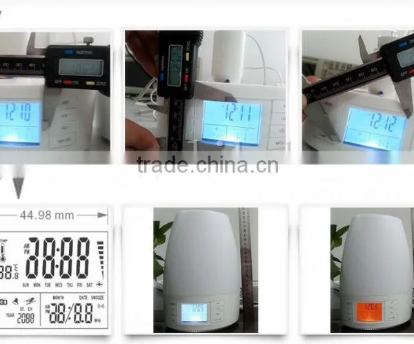 Led 6w Wake up Light Led Round Shape Led Night Lamp Light Music Led Night Lights photo-5