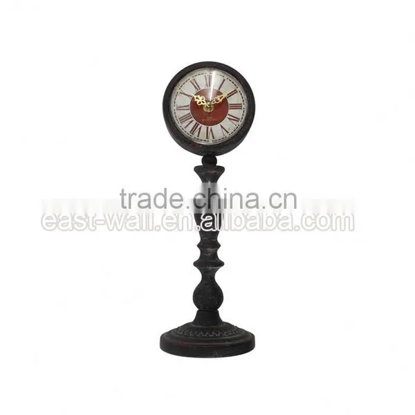 Export Quality Stylish Design Table Clock Mechanism Silent Murano Glass photo-2