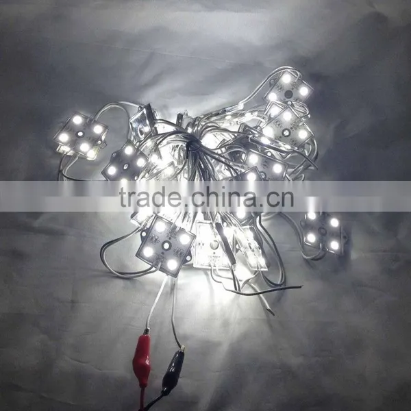 Outdoor IP65 Digital Square SMD 5050 4 Chip LED Light Module With Optical Lens photo-3