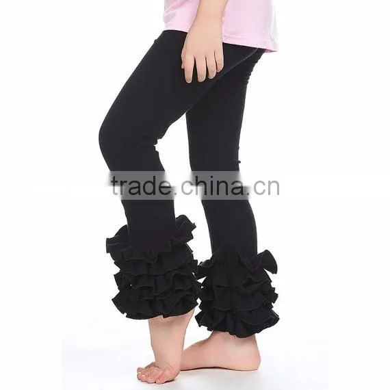 (CP608#) New Boutique Solid Color Baby Pants With Polka Dot Printing for Children Leggings photo-2