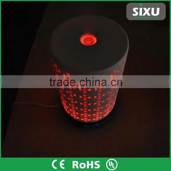 200ml Ceramic Materials LED Light Decorative Mini Diffusers Cylindrical Humidifier photo-2