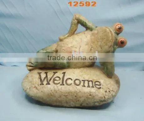 Garden Decoration, Ceramic Garden Frog