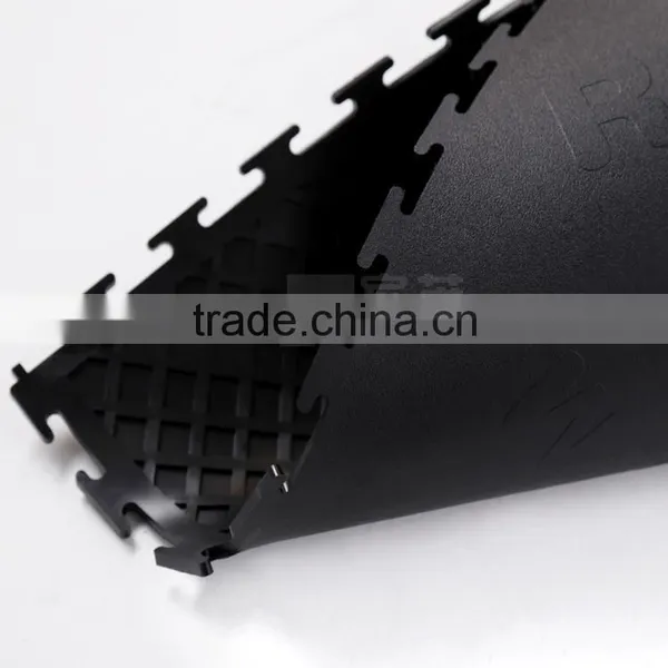 Factory Wholesale Entertainment Place Junyi Easy Lock Plastic PVC Vinyl Interlocking Flooring Mats photo-5