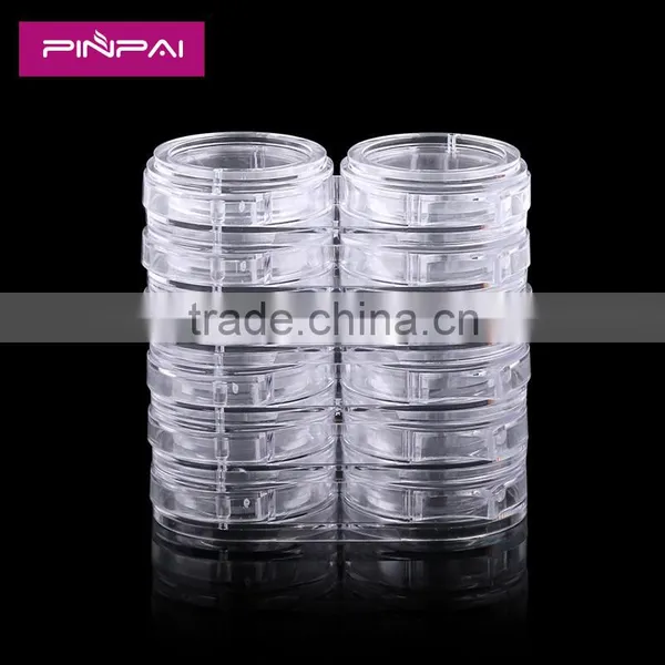 New Product Six-floor Plastic Packing Jar Nail Container Tool
