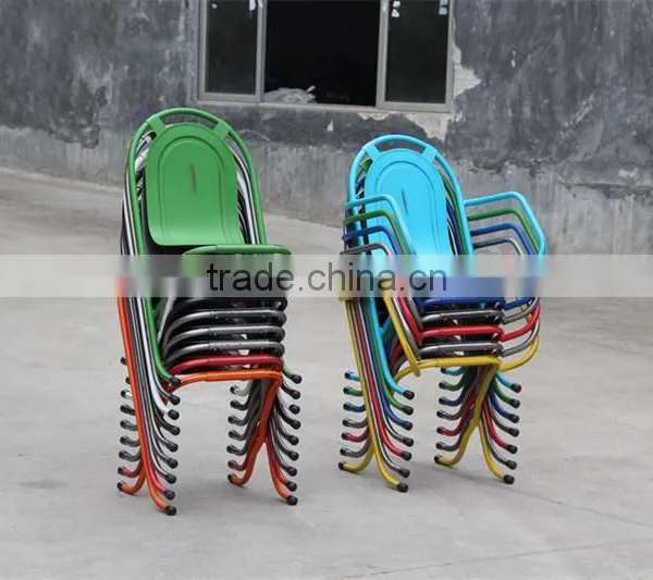Factory Wholesale Cheap Blue Metal Chair Frames photo-4