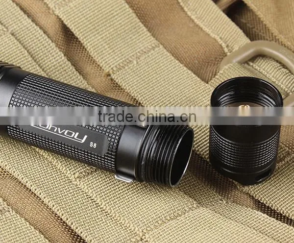 Convoy EDC Led Flashlight Pocket Led Flashlight With Clip for Hunting Outdoor photo-6
