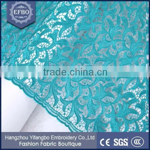 Guipure Lace/cupion Lace Fabric Embroidery George for Indian Bridal Lace Fabric photo-4