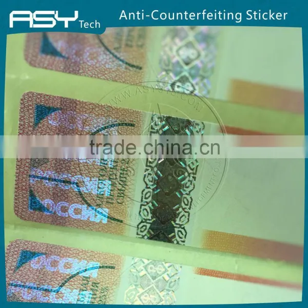 Hot Stamped Hot Foil Stamping Holograms Stickers photo-4