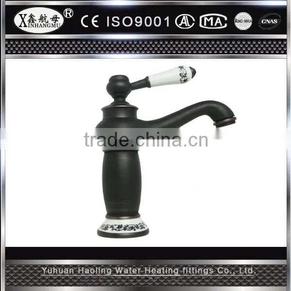 Hot Sale Kitchen Faucet Antique Brass Swivel Bathroom Basin Sink Mixer Tap Double Handle photo-2
