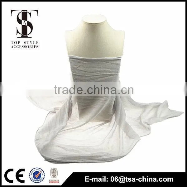 Lady Fashion Scarf Shawl Gray Shawl and Scarf