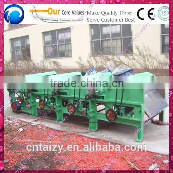 Good Feedback Waste Cotton Yarn Cotton Polyester Textile Rags Tearing Machine
