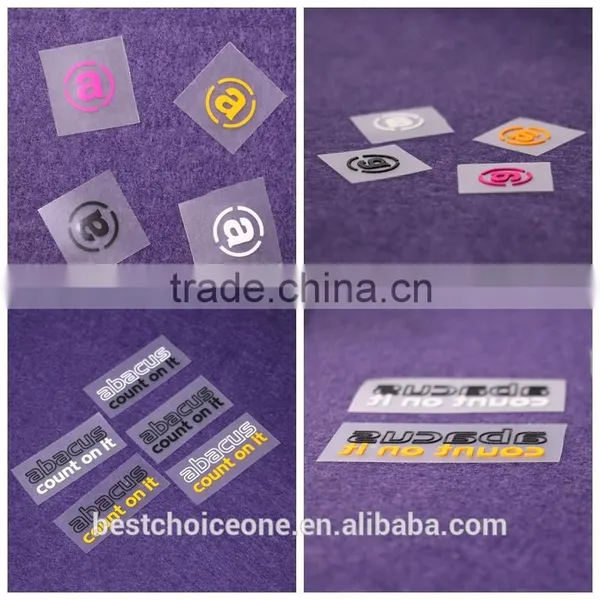 Custom Silk Screen Heat Transfer Label Printing Silicone Heat Transfer Garment Label Factory Direct Wholesale photo-2